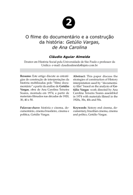 Get&uacute;lio Vargas, de Ana Carolina