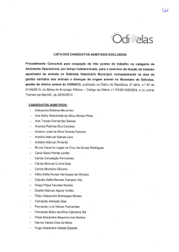 `&Oacute;di &agrave;elas - C&acirc;mara Municipal de Odivelas