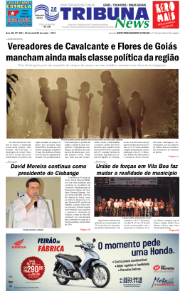 Vereadores de Cavalcante e Flores de Goi&aacute;s mancham ainda mais