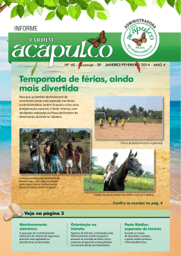 Temporada de f&eacute;rias, ainda mais divertida