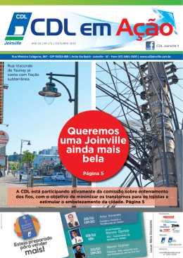 Queremos uma Joinville ainda mais bela