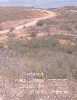 Quanto ainda resta da Caatinga? Uma estimativa - Ainfo