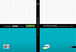 POL&Iacute;TICAS SOCIAIS: acompanhamento e an&aacute;lise