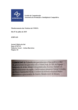 Gestão de Comunicação Assessoria de Promoção e Inteligência