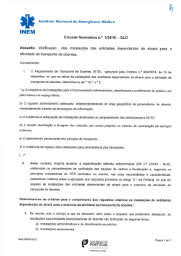 Circular Normativa: 1/2015
