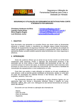 Seguran&ccedil;a e Utiliza&ccedil;&atilde;o de Ferramentas