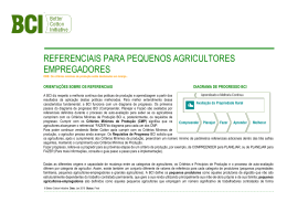 Referenciais para Pequenos Agricultores Empregadores