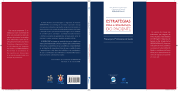 Estrat&eacute;gias para a Seguran&ccedil;a do Paciente - Manual
