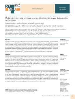 Imprimir artigo - Revista Brasileira de Medicina de Fam&iacute;lia e