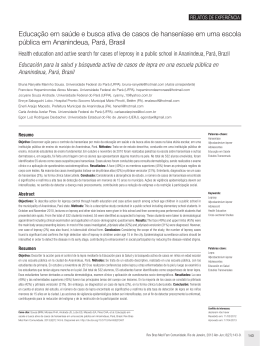 Educa&ccedil;&atilde;o em sa&uacute;de e busca ativa de casos de