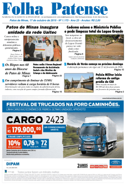 Folha Patense, 17/10/15