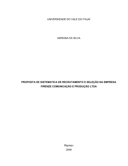 ELABORA&Ccedil;&Atilde;O DA MONOGRAFIA