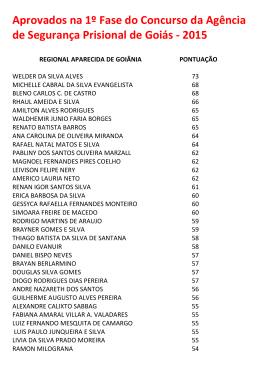 Lista Geral de Aprovados