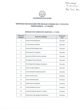 Educa&ccedil;&atilde;o Pr&eacute;-Escolar e Ensino do 1&ordm; Ciclo do Ensino B&aacute;sico