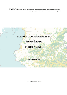 Diagn&oacute;stico Ambiental de Porto Alegre