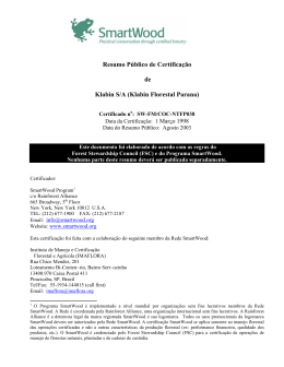 Klabin Florestal Parana