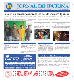 edic&atilde;o 08 - Jornal da Gerais