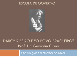 24.05 - Atividade complementar - Debate livro o povo brasileiro
