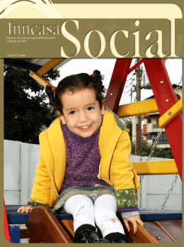 Relatório das ações de responsabilidade social realizadas em 2007