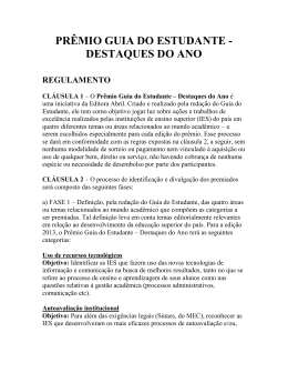 PR&Ecirc;MIO DESTAQUES DO ANO GUIA DO ESTUDANTE