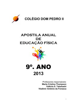 Apostila 9o. ano 2013