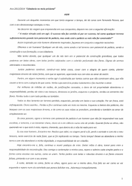 Ano 2013/2014 "Cidadania no meio prisional&rdquo; AGIR Durante um