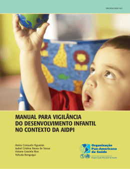 Manual para vigilância do desenvolvimento infantil no