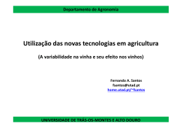 Utilização das novas tecnologias em agricultura
