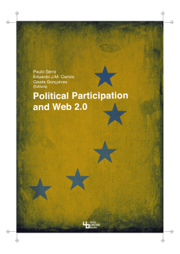 Political Participation and Web 2.0 - Livros LabCom