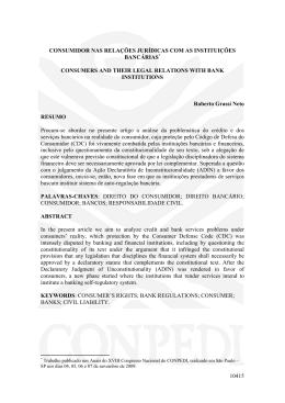 10415 consumidor nas rela&ccedil;&otilde;es jur&iacute;dicas com as