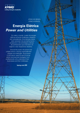 Energia Elétrica - Power utilities