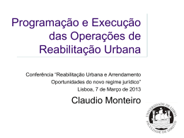 Local government, public works and their financing in Portugal