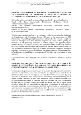 impacts in organizations and their information systems due