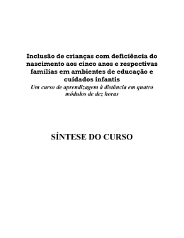 Including Children Birth to Five with Disabilities and Their Families