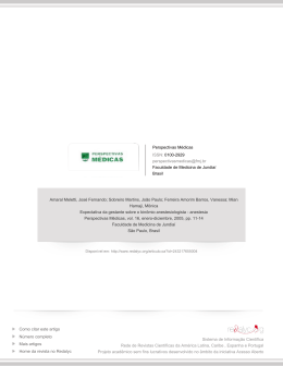 Redalyc.Expectativa da gestante sobre o bin&ocirc;mio anestesiologista