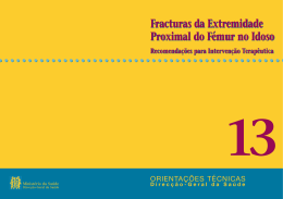 Fracturas da extremidade proximal do f&eacute;mur no idoso