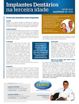 Implantes Dent&aacute;rios