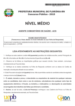 2 - AGENTE COMUNITÁRIO DE SAÚDE - ACS
