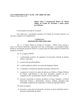 LEI COMPLEMENTAR N&ordm; 44, DE 3 DE ABRIL DE 2006. Disp&otilde;e