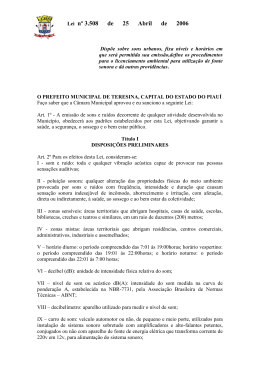 Lei nº 3 - Ministério Público do Estado do Piauí