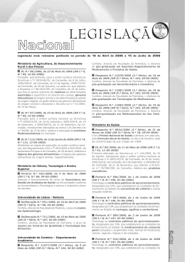 Legisla&ccedil;&atilde;o Nacional e Internacional