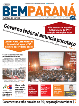 Governo federal anuncia pacota&ccedil;o