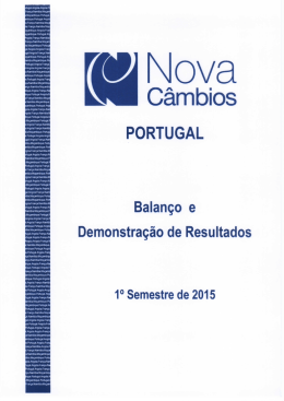 1&ordm; Semestre 2015