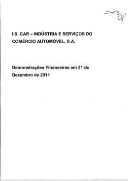 Demonstrações Financeiras