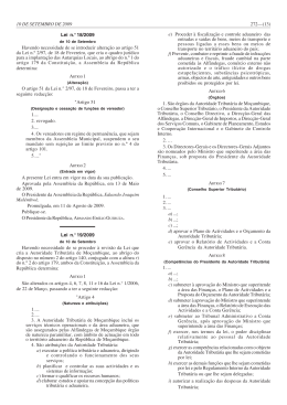 4 .∫ SUPLEMENTO - Autoridade Tributária de Moçambique