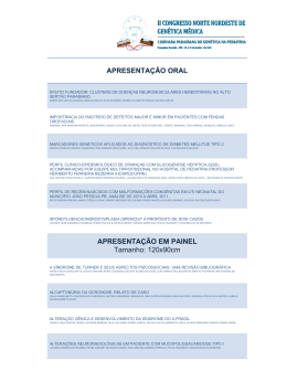 APRESENTA&Ccedil;&Atilde;O ORAL APRESENTA&Ccedil;&Atilde;O EM PAINEL Tamanho