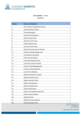 1&ordm; ano EM - Turma 211