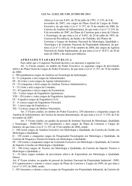 LEI No- 12.823, DE 5 DE JUNHO DE 2013 Altera as Leis nos 8.691