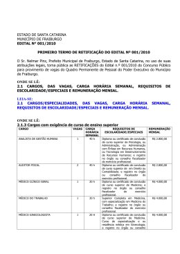 Edital 01/2010 - Biblio Concursos