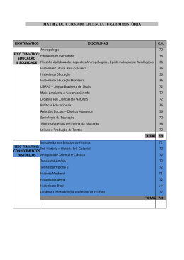 Matriz Curricular - Avance Educacional